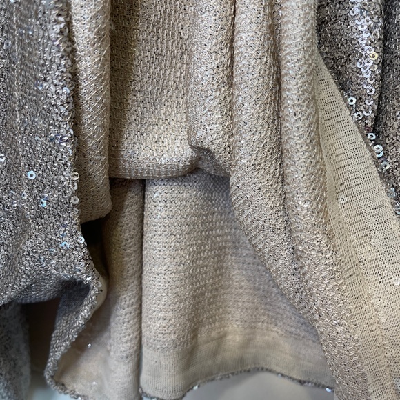 FP | Champagne Dreams Sequined Slouchy Dolman Cropped Boxy Blouse - Picture 11 of 15